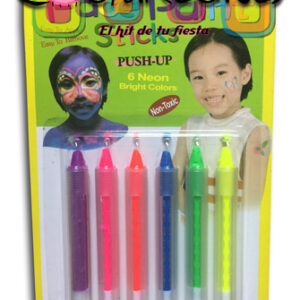 Crayones neón plástico
