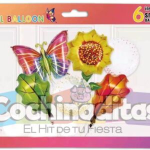 Kit Magic Balloon Flor y Mariposa
