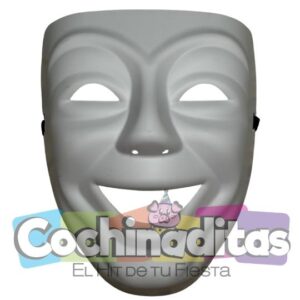 Máscara de teatro felicidad
