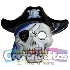 Máscara pirata de plástico