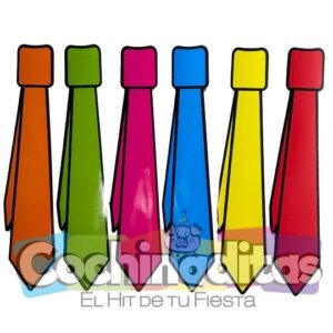 Corbata de cartón lisa