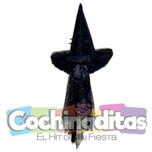 Gorro de bruja con tul