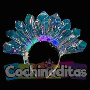 Corona tornasol con luz