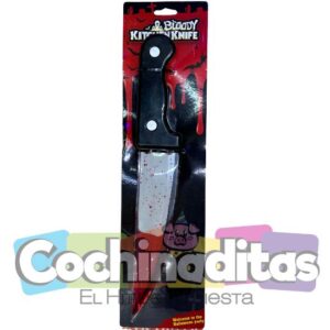 Cuchillo con sangre