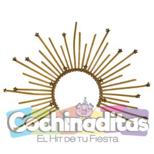 Diadema resplandor con estrellas