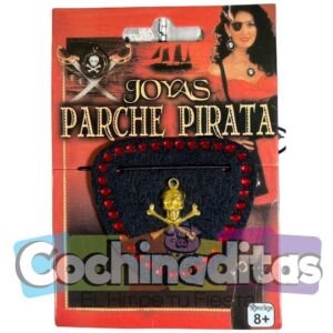 Parche de pirata con piedras