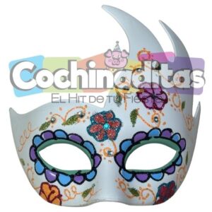 Antifáz catrina media luna