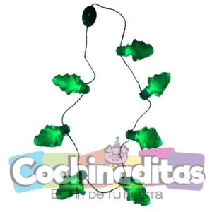 Collar arbolitos con luz