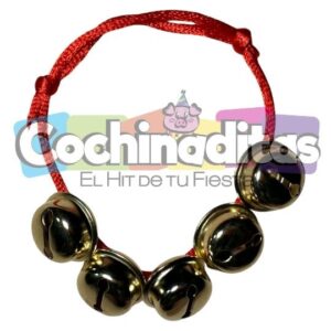 Pulsera de cascabel sencilla