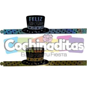 Sombrero de cartón Feliz Año Nuevo