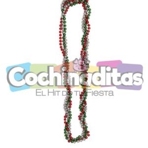 Collar perla tricolor