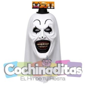 Máscara de latex Terrifier capucha