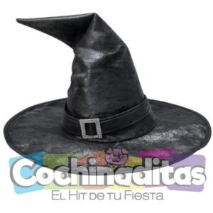 Sombrero de bruja vinil