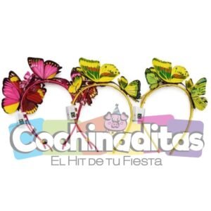 Diadema de mariposa con luz