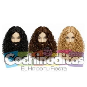 Set barba rey mago