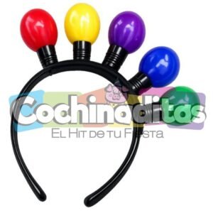 Diadema foco navideño