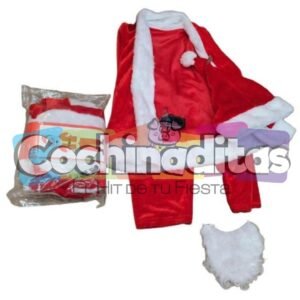 Traje de Santa niño