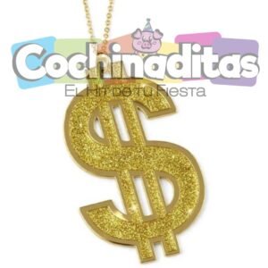 Collar de dolar grande
