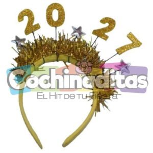 Diadema antenas 2027 dorada