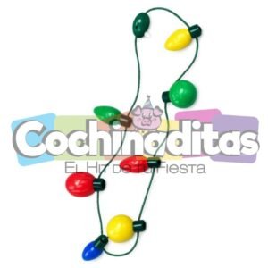 Collar foco navideño mixto