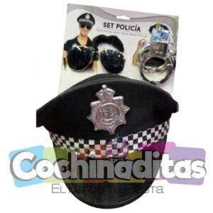 Kit policia con esposas