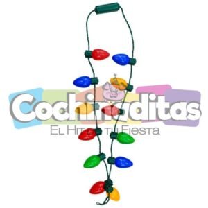 Collar navideño con luz