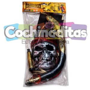 Kit pirata máscara con pistola