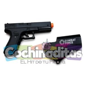 Pistola con funda