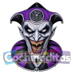 Arlequin morado de látex
