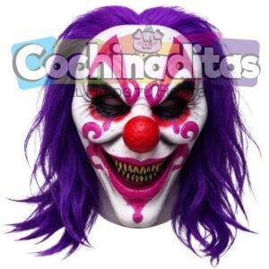 Payaso morado de látex
