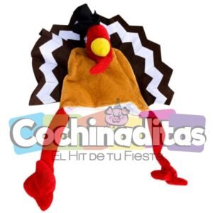 Gorro de pavo con patas