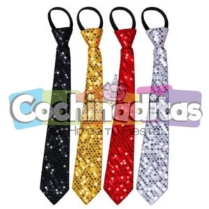 Corbata de lentejuela