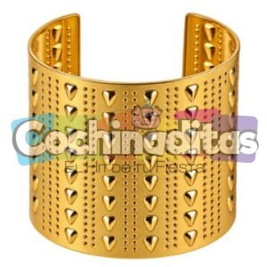 Brazalete dorado de picos