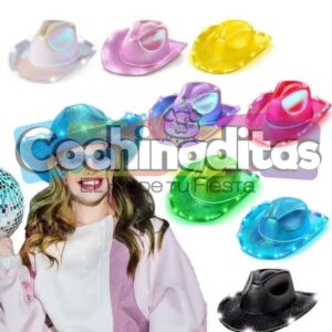 Texano tornasol con luz